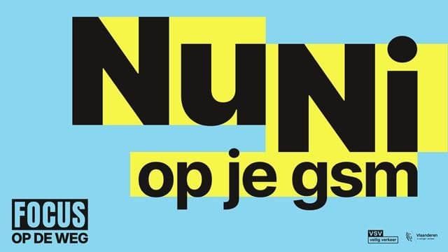 Verkeersveiligheidscampagne "NuNi op je gsm" heeft impact en wordt bekroond